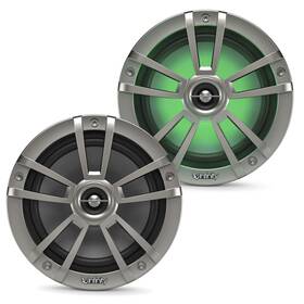 622mlt Infinity Marine 6.5 Inch Rgb Led Coaxial Speakers - Titanium