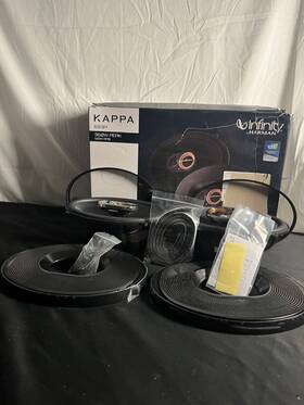 693m Infinity Kappa Black 120 Watts Rms 6 Inch X9 Three Way Car Speakers 2 Pack