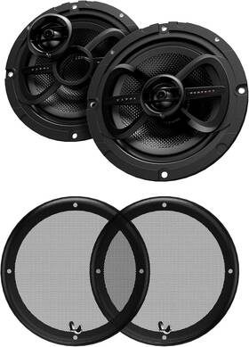 Infspkkp600xsam Infinity Kappa Perfect 600xs 6-1/2 Inch Component Speaker System Round Grill Car App
