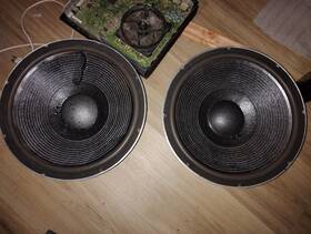 200w Jbl 136h 15 Inch Woofer Speaker 2 Unit Pair 8ohm