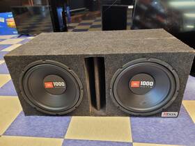 Cs1214 Jbl Local Only 12 Inch Twin Car Speakers In 32 Bbox Enclosure