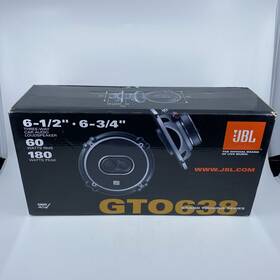 Gto638 Jbl Gto 638 Grand Touring 6.5 Inch Three-way Car Audio Speaker Pair -see Description