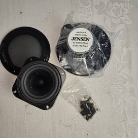 099-20539-s Jensen 4 Inch Car Speakers Vintage Pair And Grills High Fidelity