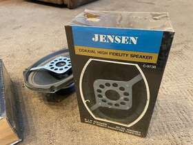 Speakers2-way Jensen C-9738 Coaxial 6x9 Car Speakers Vintage New Unused