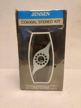 C-9994 Jensen Vintage Coaxial 2-way Car Speakers Old School New Sealed