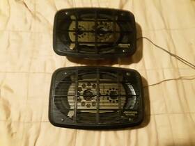 C9929 Jensen 6x9 Triaxial 3-way Car Stereo Vintage Speakers With Grills