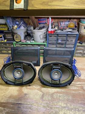 Jcx-220 Jensen 6 X 9 Coax 2-way Speakers 130 Watts Needs Refoam Make Offer
