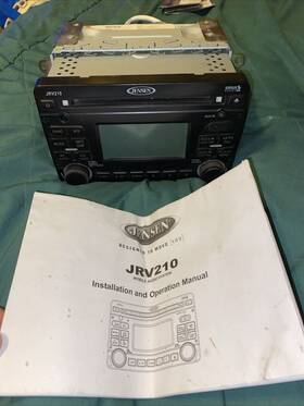 Jrv210 Jensen Mobile Audio System With Installation And Operation Instructions