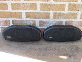 Jsm303 Jensen Nice Black Hard Shell Surface Mount 2 Way Car Speakers System I Pair