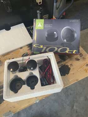 C3-100ct Jl Audio 99023 Component 1 Inch Tweeters 225w Max 4-ohm 75w Rms Silk Dome Pair
