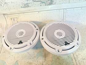 M3-650x-c-gw Jl Audio M3-650x 6-1/2 Inch Marine Speakers Gloss White With Classic Grilles
