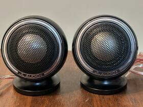 Zr100-ct Jl Audio Evolution Zr Series 1 Inch Aluminum Dome Tweeters/w Metal Pods