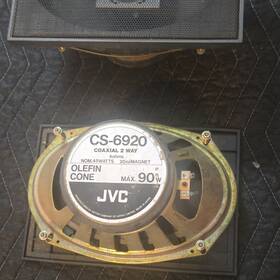 Cs-6920 Jvc Coaxial 2-way Car Speakers Pair 45w Rms For Vehicle Audio