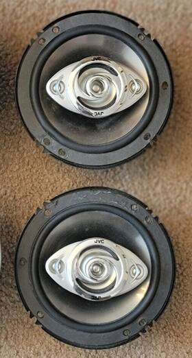 Cs-hx646 Jvc Car Stereo 6.5 Inch Speakers Set Of Two 4-way 300 Watt