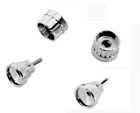 K-18 Maryland Mustang New 1964-1966 Radio Chrome Knob Set Metal Die Cast Of 4 Knobs