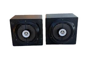 12334455 Kenwood 2 6-12 Inch Way Marine Speakers Speaker Pod Untested As Is