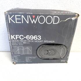 Kfc-6963 Kenwood 6963 Vtg Door/rear Deck Mount Speaker-new In Box Pair