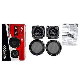 Kfc-1096ps Kenwood 4 Inch 50w Rms 2-way Coaxial Flush Mount Car Audio Speaker Pair