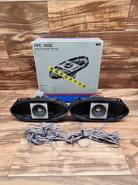 Kfc-410g Kenwood 60 Watts 4x10 Inch 2-way Front Dash/rear Deck Speakers