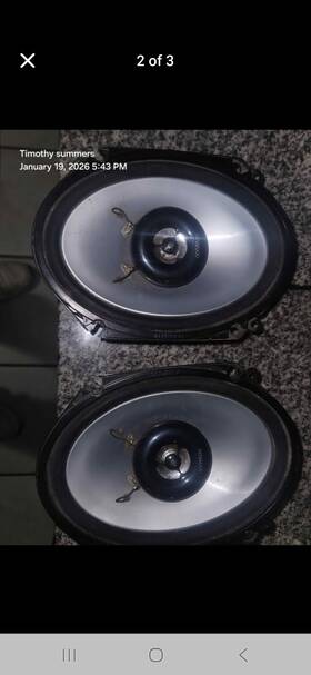 Kfc-e6871b Kenwood 6x8in Full-range Car Speakers 30w Rms Pair