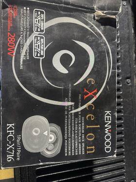 Kfc-x716 Kenwood Kfc-x166 Excelon And