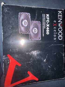Kfc-x460 Kenwood 2-way 4 Inch X 6 Car Speaker Read Description