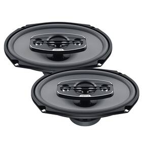 Kfc-x690 Kenwood Hertz Uno Series X-690 6x9 Inch Four-way Coaxial Speakers Pair