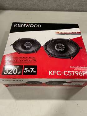 Kfc-c5796ps Kenwood Kfcc5796ps New 5 Inch X7 2-way Coaxial Car Audio Speakers Pair 5x7