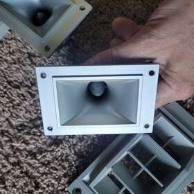 Kla-500 Kenwood Bullet Tweeters/baffles From Exc