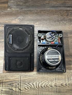 Kfc-1000 Kenwood Ksc-1000 Vintage Car Bi-modular Speakers 2 Way Old School Rare