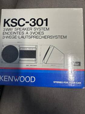 Ksc-301 Kenwood Speakers Rare New Insane L K