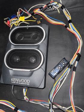 Ksc-680dw Kenwood Rare Jdm Subwoofer Eg6 Ek9 Dc2 Underseat Rb1