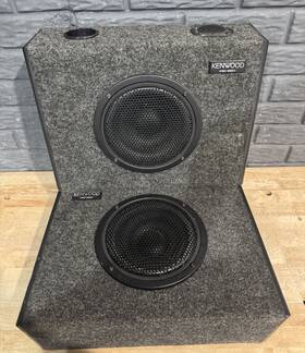Ksc-8801 Kenwood Vintage Car Vehicle Box Speakers 2 Way Lot Of