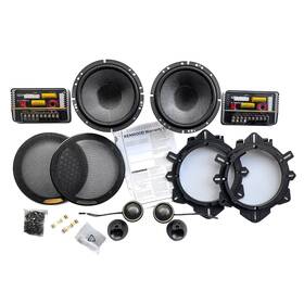 Xr-1701p Kenwood 6.5 Inch 300w Rms 2-way Hi-res Car Audio Component Speaker System