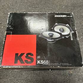 11ks68 Kicker 02k57 Coaxial Speaker System 2pc Used Ks68 4 Ohm