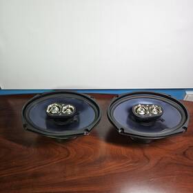055ks693 Kicker Ks693 Car Audio 6x9 3-way Full Range Stereo Speakers Titanium