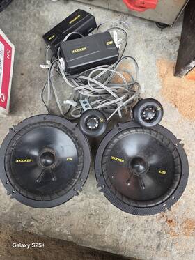 40css654 Kicker Component Speakers With Tweeters And Crossovers 6.5 Inch