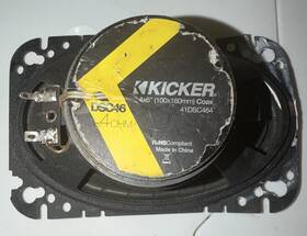 Kicker 41dsc464 Dsc46 4x6in Coaxial Car Speakers 4 Ohm 30w Rms For Parts
