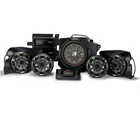 45pgn5 Kicker Polaris General Utv Ssv Works Loaded Amp 4 Speaker Sub Package