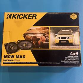 46csc464 Kicker Csc46 4 X 6 Inch Car Audio System Speaker - Pair
