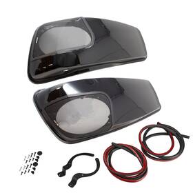 46hdblvb-uob Kicker 46hdblvb Painted Bag Lids Pair Compatible With 2014-up Harley Davidson