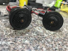 46kst2004 Kicker Car Audio Ks Series 3/4 Inch Silk Dome Tweeters Surface Flush Mount
