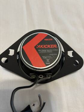 Kicker 47ksc2704 Car Audio Ksc Series 200w Peak 2 3/4 Inch Mid Tweeters And Brackets