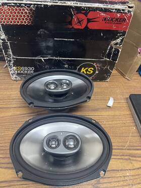 47ksc6930 Kicker Ks Series 6x9 2-way Car Speakers With Polypropylene Cone