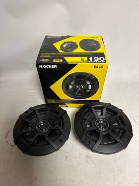 48esc5 Kicker 5.25 Inch 4-ohm Coaxial Speaker Pair