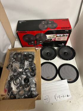 51kss6704 Kicker 6.75 Inch Component Speaker System - 1 Tweeters Crossovers