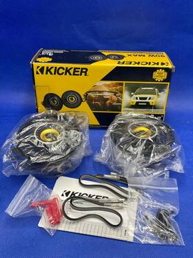 Csc35 Kicker 810021845012 90w Max 30w Rms 3 1/2 Inch 89mm Coaxial Speakers