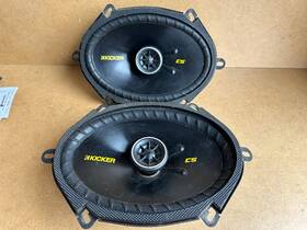 Cs68 Kicker 6x8 Inch 225-watt Car Audio Coaxial Speakers