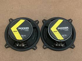 Dsc504 Kicker 400w Peak 100w Rms 5.25 Inch Ds Series 2-way 4-ohm Coaxial Car Speakers