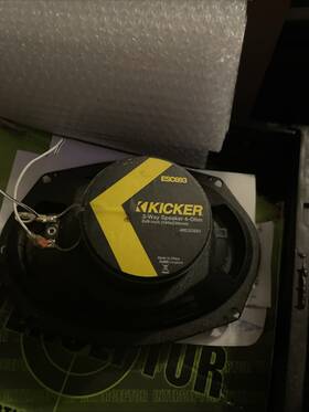 Kicker Esc693 6x9 3-way Speakers Set 350 Peak Watt 4 Ohm 2each